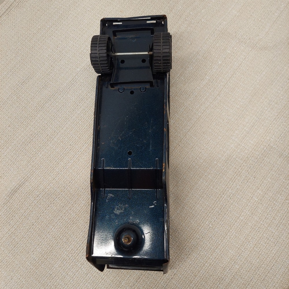 Vintage Tonka Pressed Steel Otto's Transport Car Hauler Trailer Blue 13 Inch - Picture 8 of 12